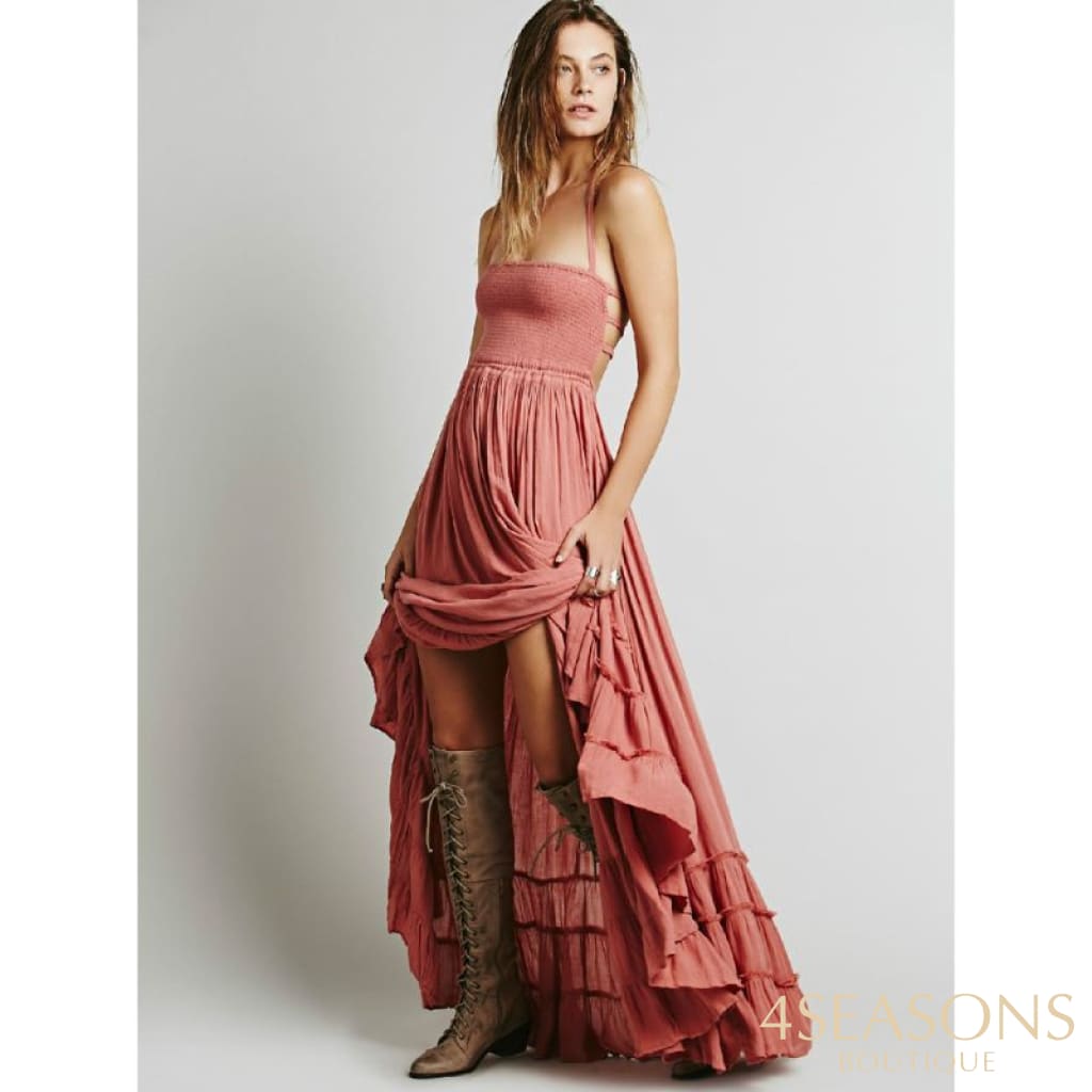 Vestido Bangkok Rosa / P