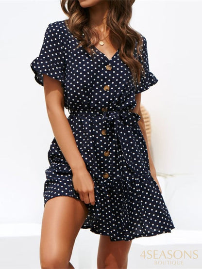 Vestido Celina Azul / P