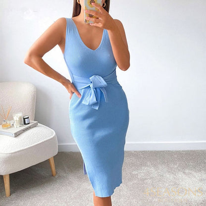 Vestido Valmor Azul / P