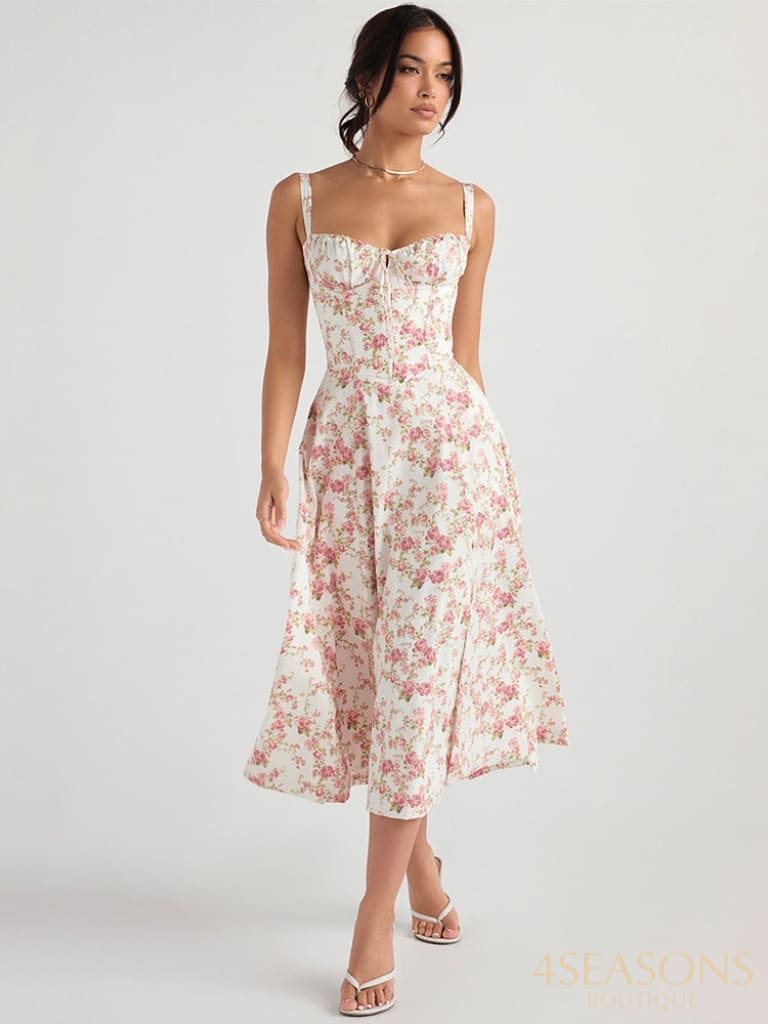 Vestido Carmin Estampa 2 / Pp