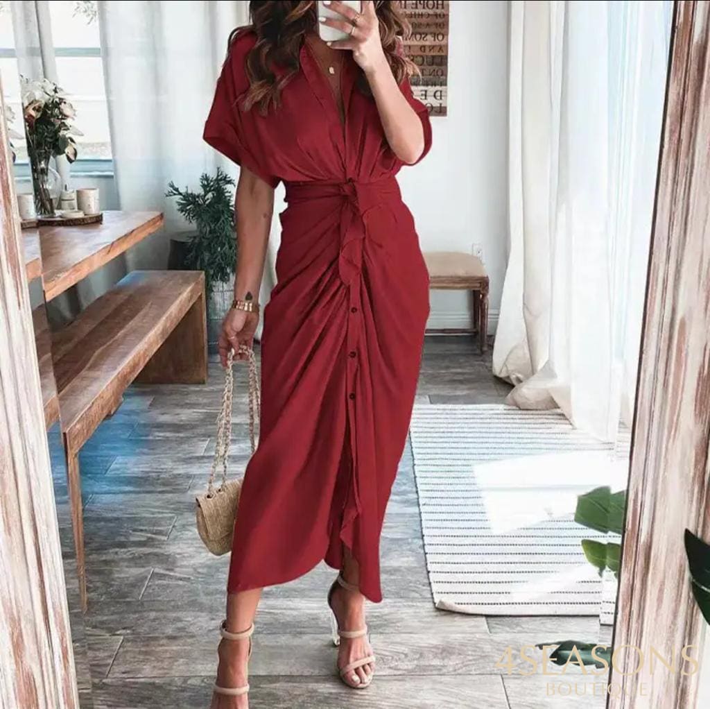 Vestido Cinthya Vinho / P