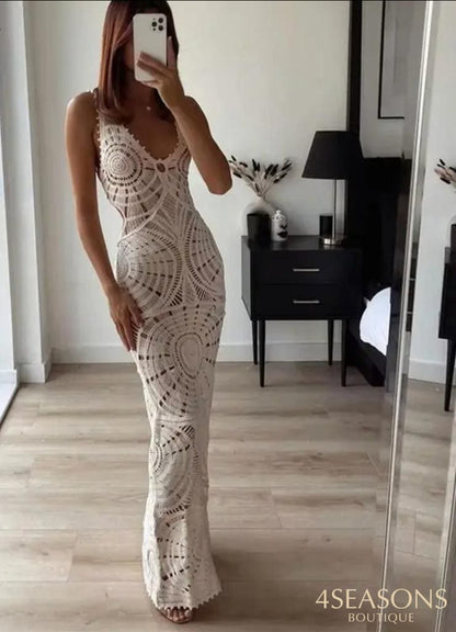 Vestido Crochê Idina