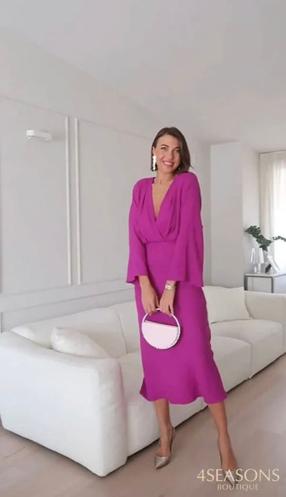 Vestido Fúcsia Austin