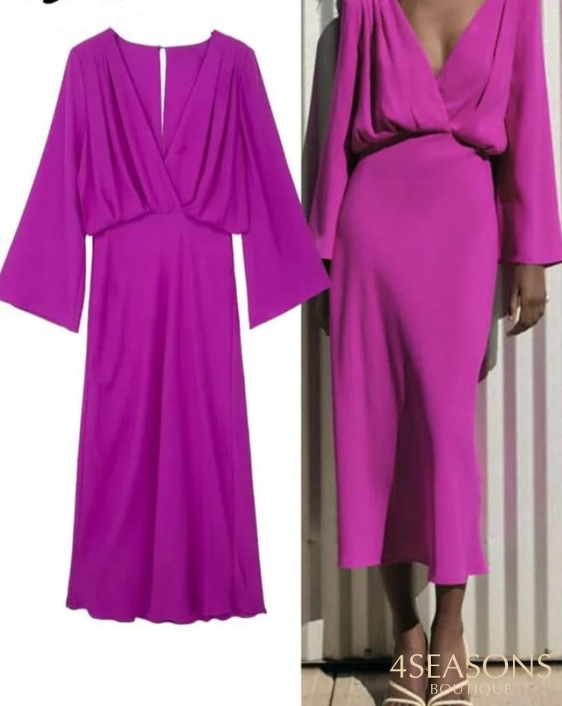 Vestido Fúcsia Austin
