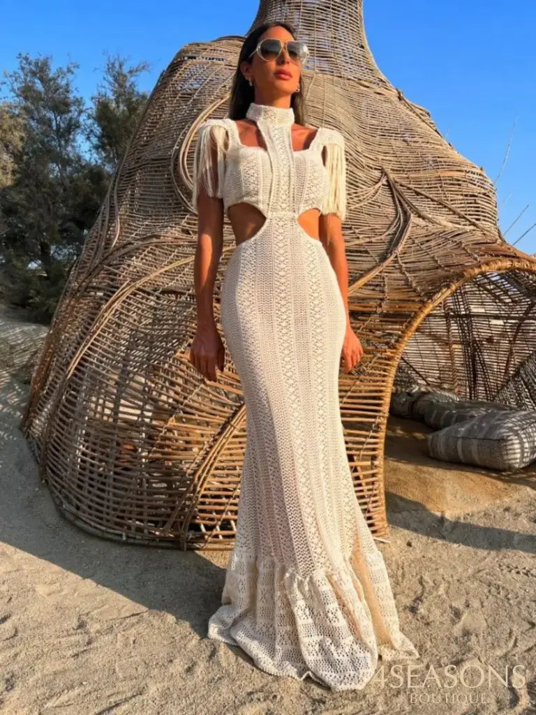 Vestido Havaí Cru / P