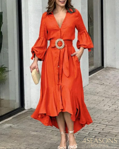 Vestido Katy Laranja / P
