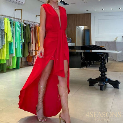 Vestido Leah Vermelho / P