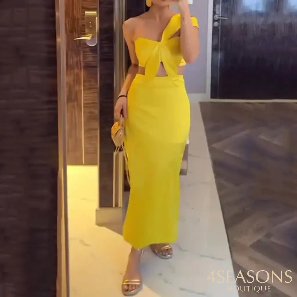 Vestido Mesquita Amarelo / P