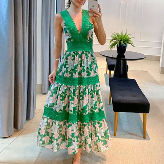 Vestido Paloma Nuance Verde / P