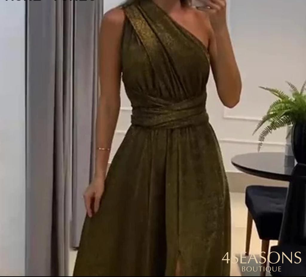 Vestido Pierre Verde Musgo / P