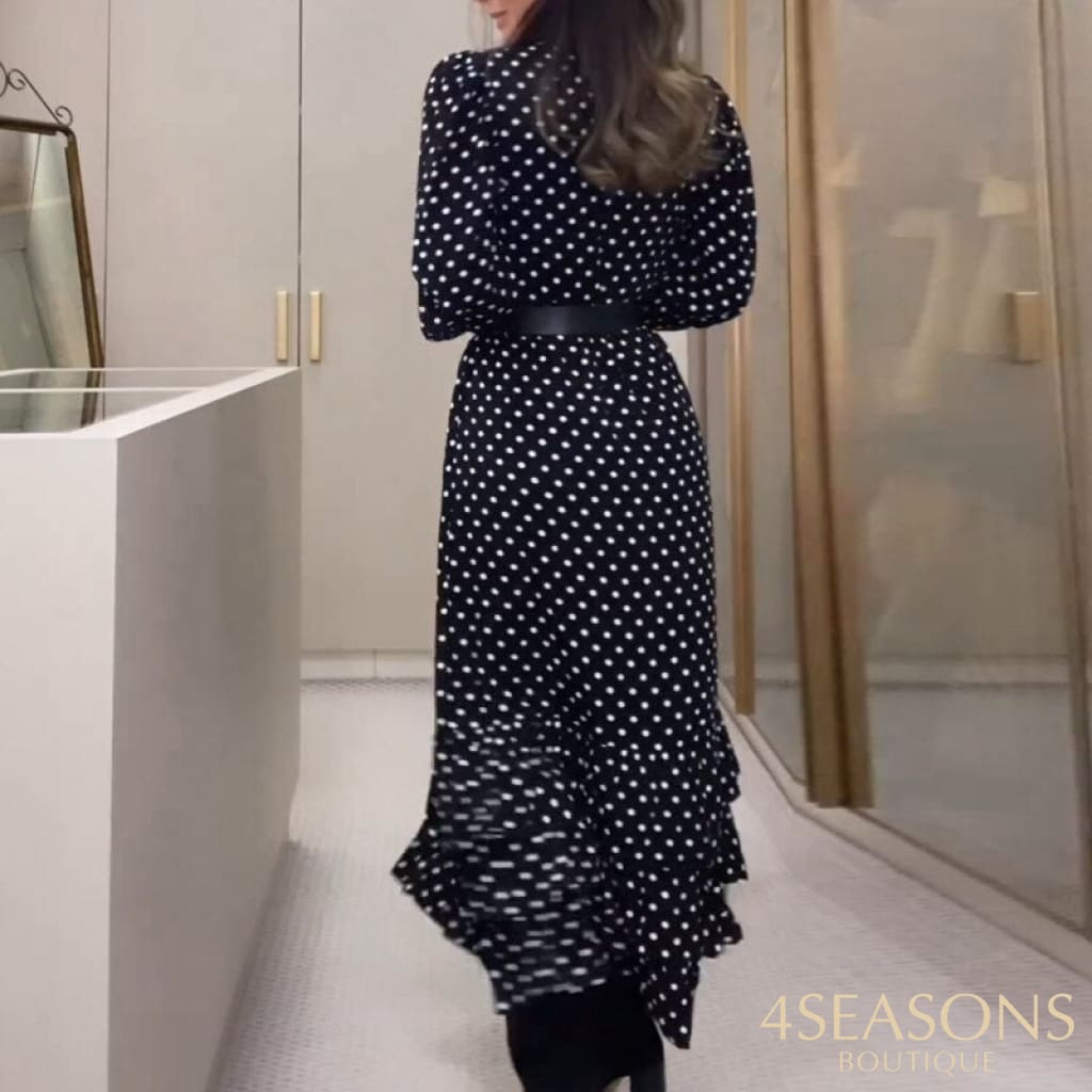 Vestido Poá Gardênia