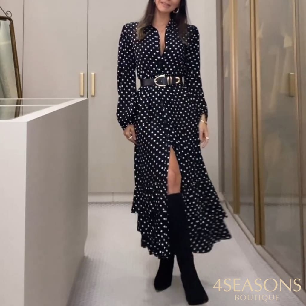 Vestido Poá Gardênia