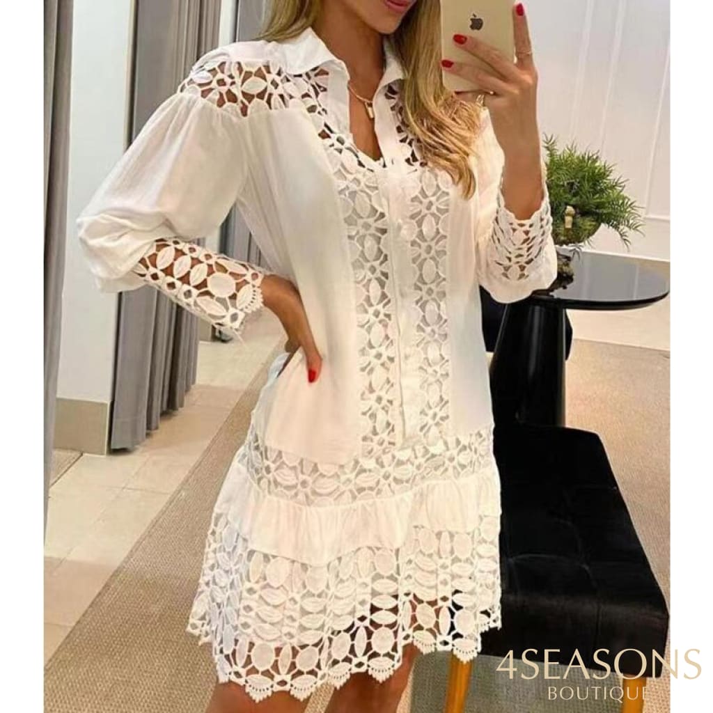Vestido Rendado Louisiane